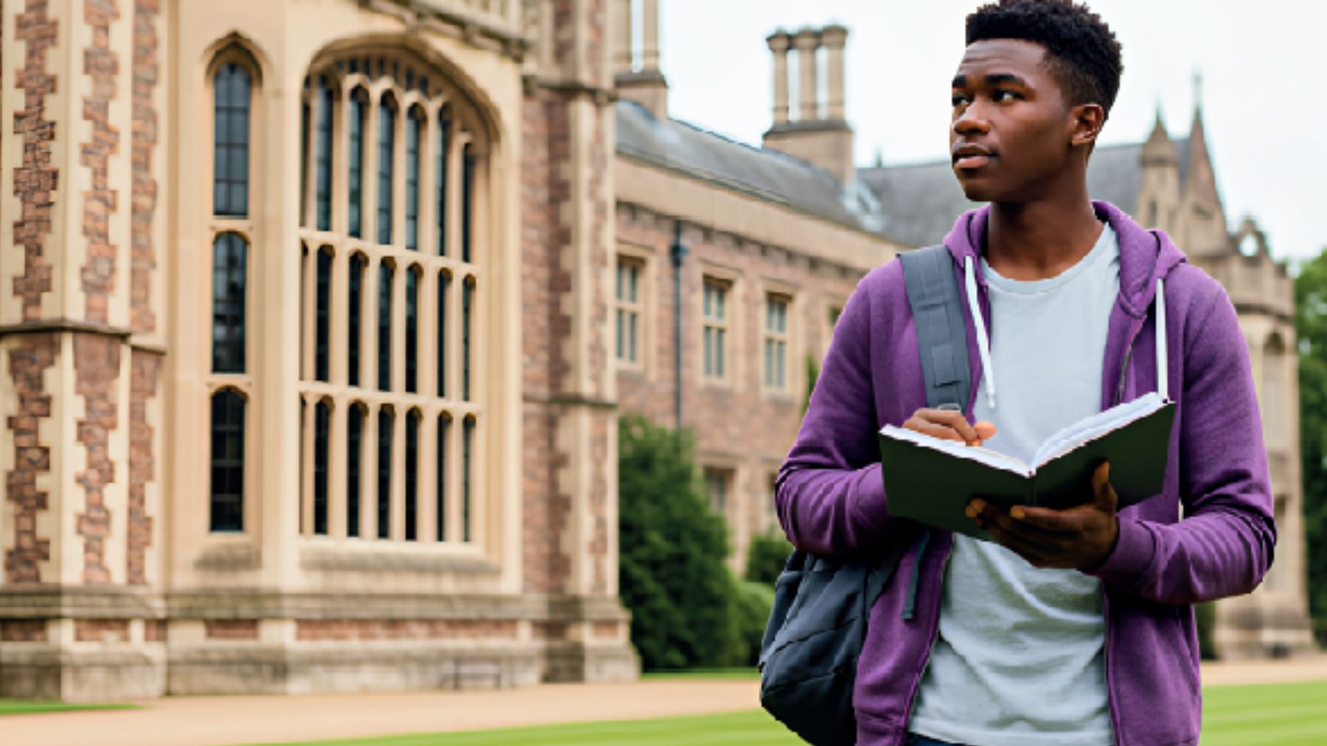 Student building an application portfolio